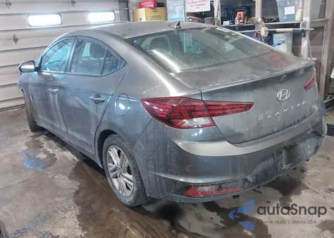 2019 Hyundai Elantra Sel из США, поврежденный, VIN 5NPD84LF4KH460057
